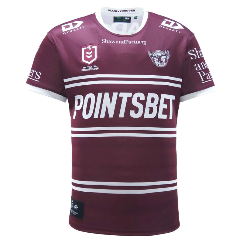 Manly Warringah Sea Eagles 2023 Men's  Home Jersey NRL Rugby League by Dynasty - new