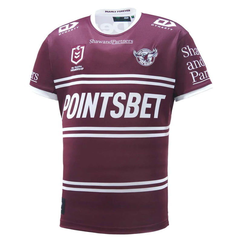 Manly Warringah Sea Eagles 2023 Men's  Home Jersey NRL Rugby League by Dynasty - new