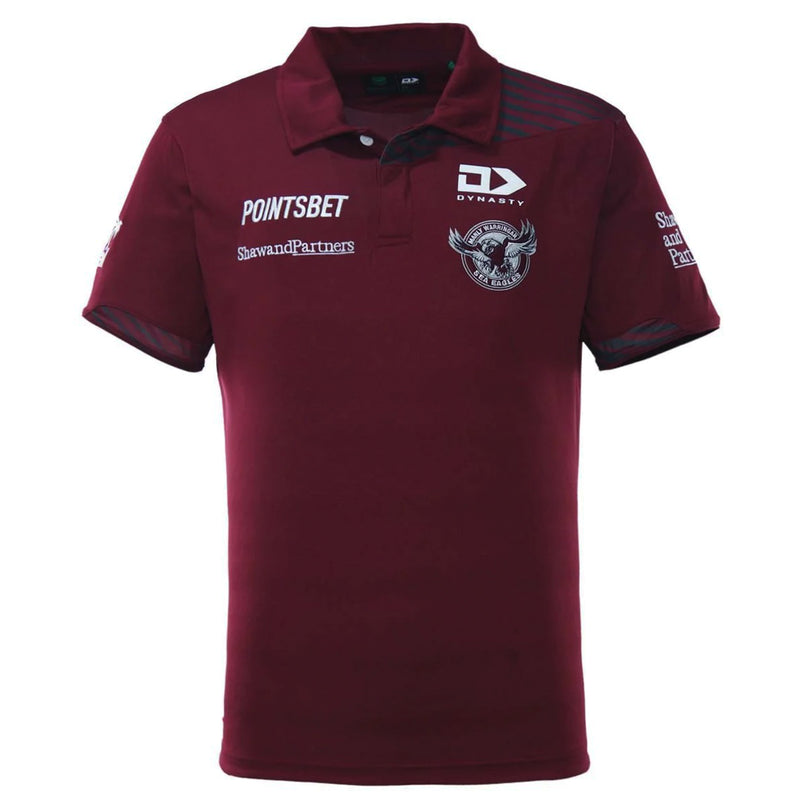 Manly Warringah Sea Eagles 2023 Men's Polo Shirt NRL Rugby League by Dynasty - new