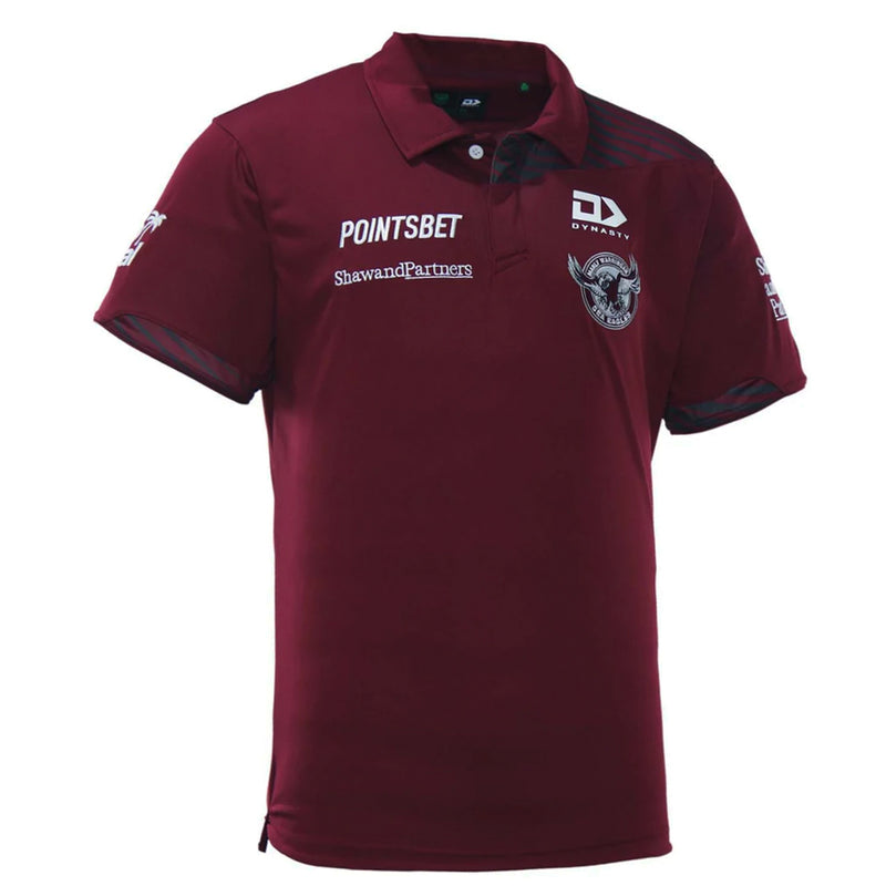 Manly Warringah Sea Eagles 2023 Men's Polo Shirt NRL Rugby League by Dynasty - new