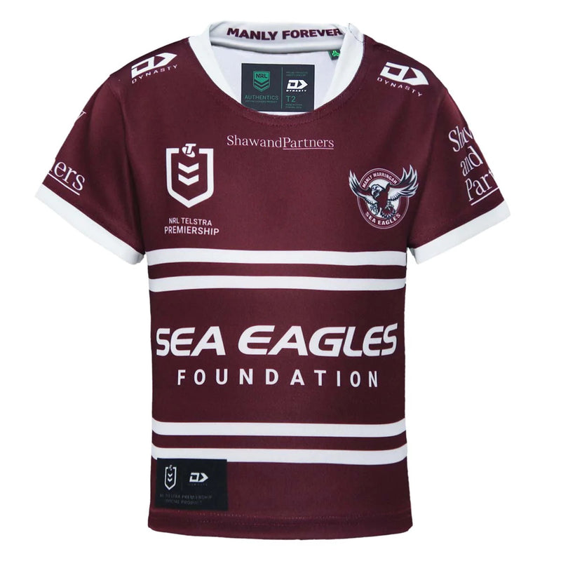 Manly Warringah Sea Eagles 2023 Toddler Home Jersey NRL Rugby League by Dynasty Sport - new