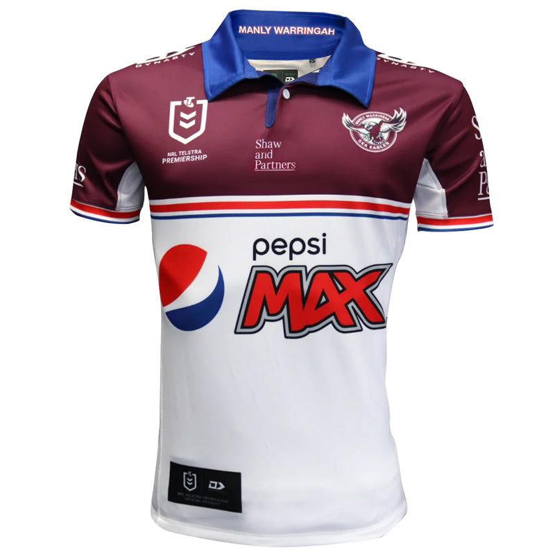 Manly Warringah Sea Eagles Men's Replica Retro Jersey NRL Rugby League by Dynasty - new