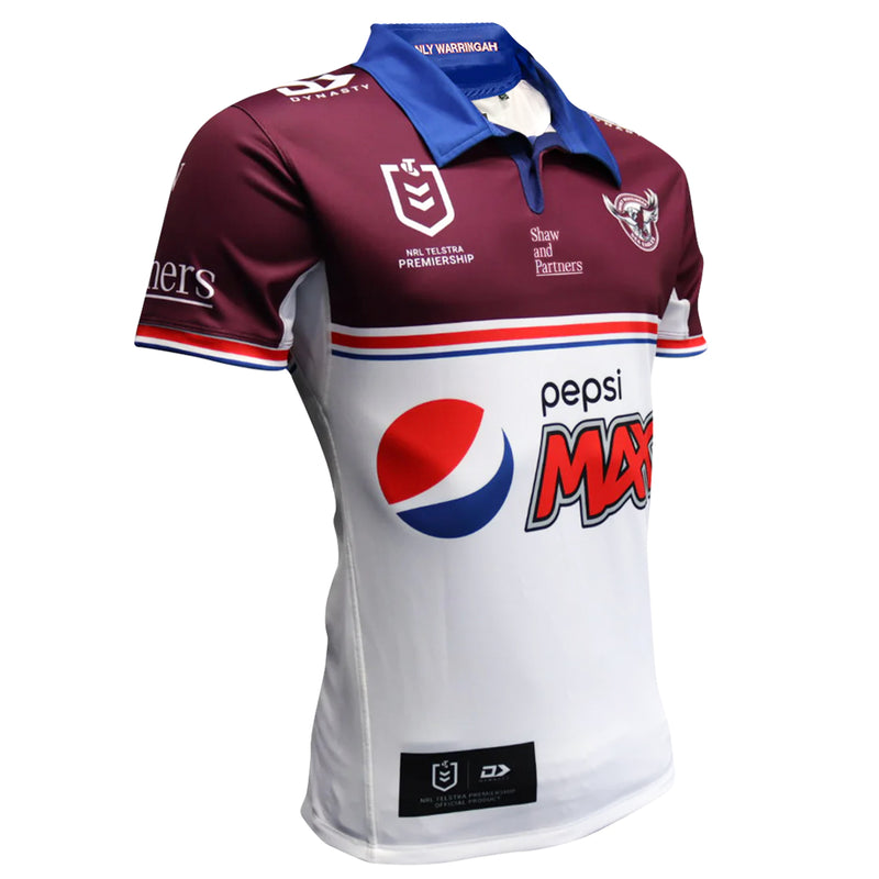 Manly Warringah Sea Eagles Men's Replica Retro Jersey NRL Rugby League by Dynasty - new