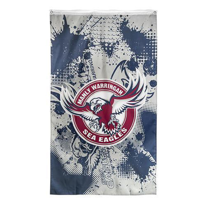 Manly Warringah Sea Eagles NRL Cape / Wall Flag-Mick Simmons Sport