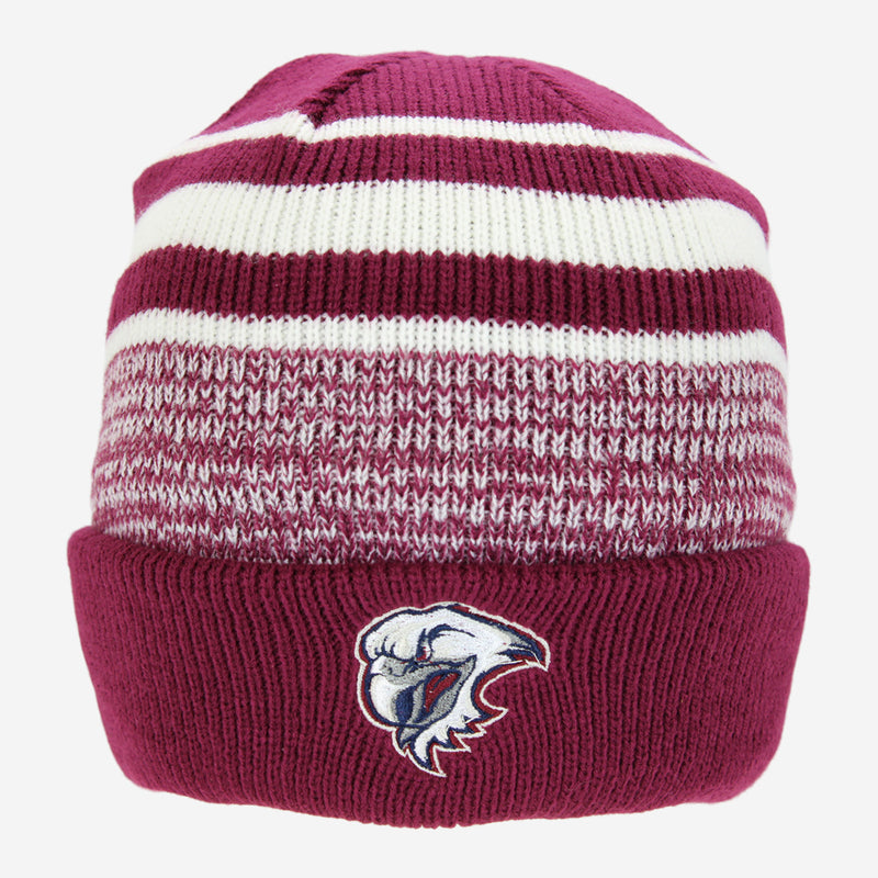 Manly Sea Eagles NRL CLUSTER Beanie Rugby League - new