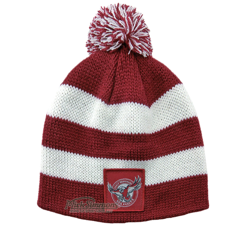 Manly Warringah Sea Eagles NRL Rugby League Baby Infant Beanie - new