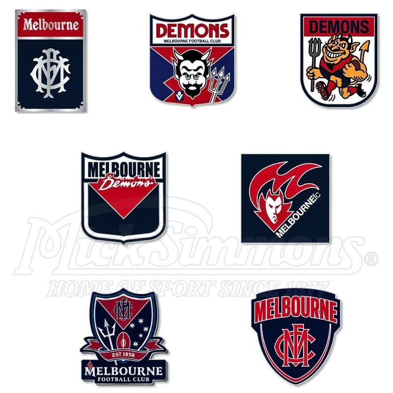Melbourne Demons AFL Evolution Series Collection Team Metal Logo Pin Set Badge - new