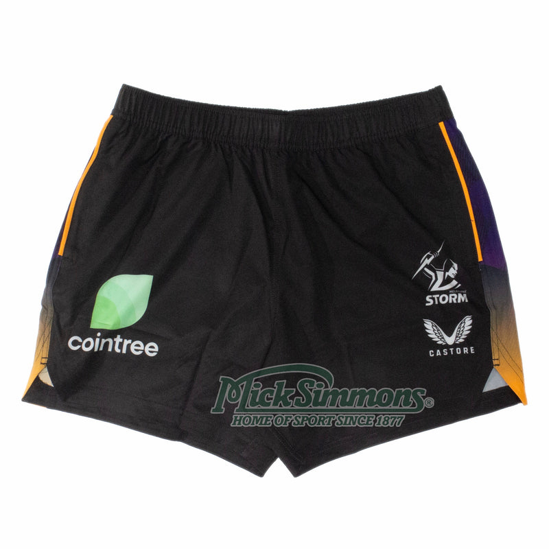 Melbourne Storm 2023 Men's Training Shorts NRL Rugby League by Castore - new