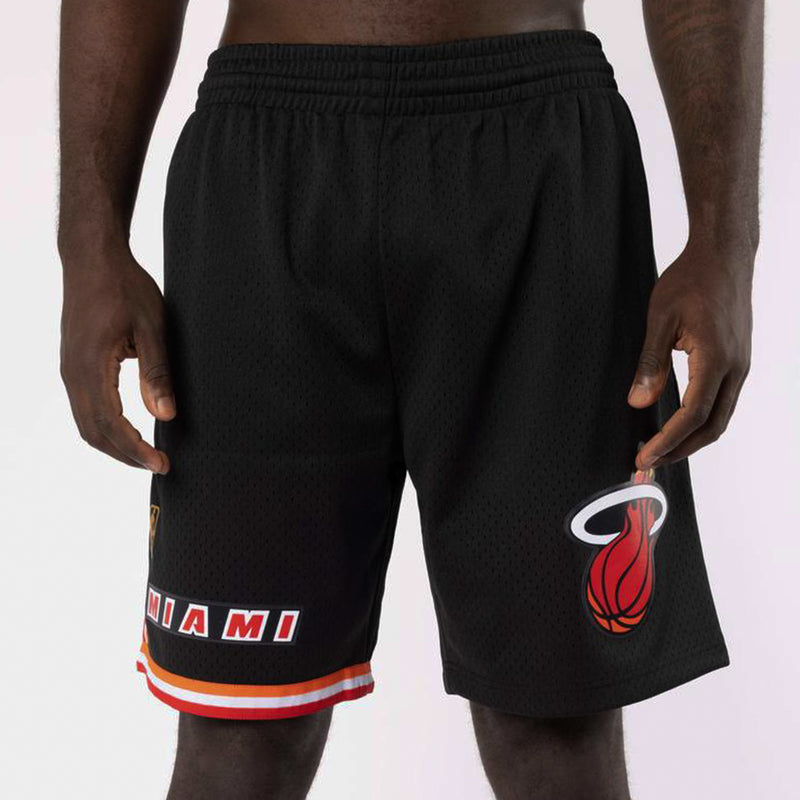 Miami Heat 1996-97 Road NBA Swingman Shorts by Mitchell & Ness - new