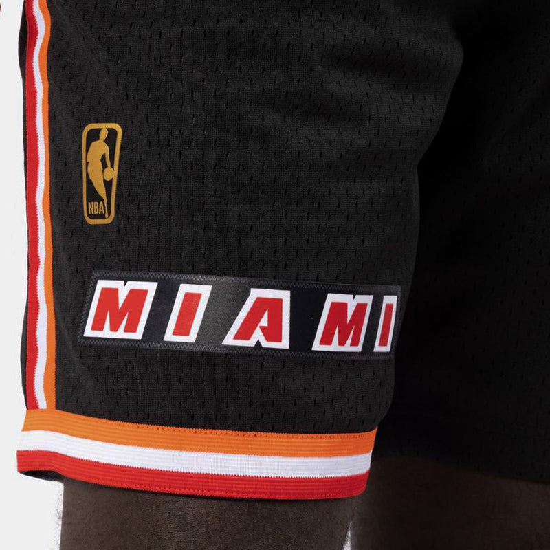 Miami Heat 1996-97 Road NBA Swingman Shorts by Mitchell & Ness - new