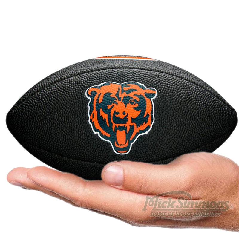 Chicago Bears Wilson Mini NFL Football (Gridiron Ball) - Black - new