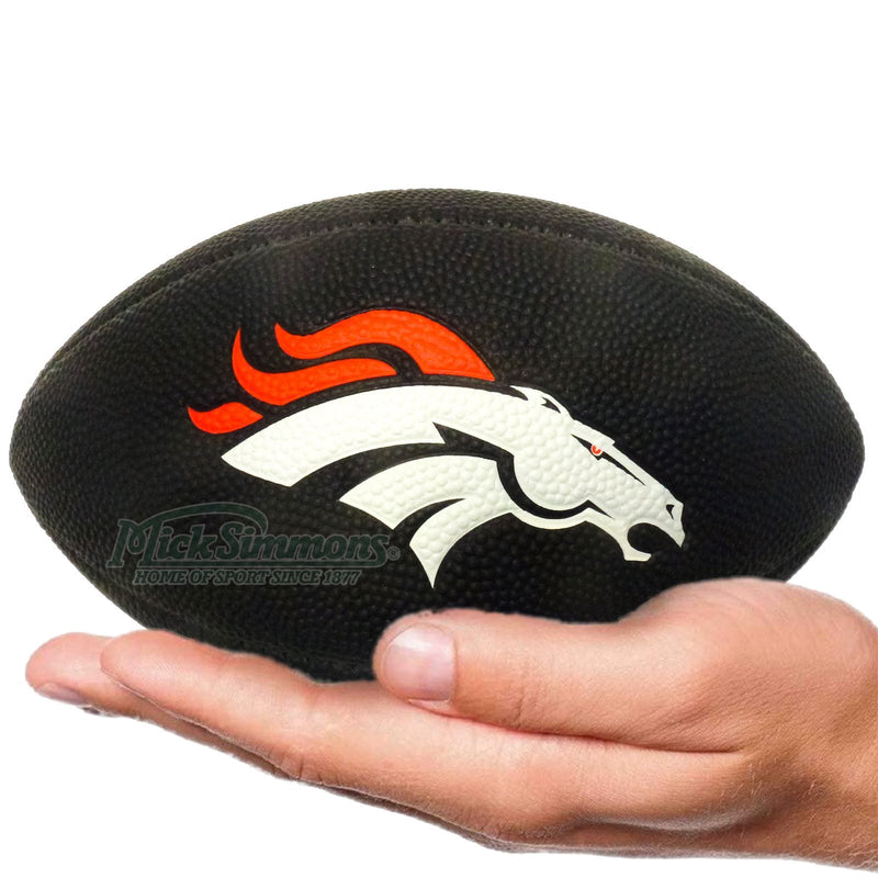 Denver Broncos Wilson Mini NFL Football (Gridiron Ball) - Black - new