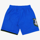 Minnesota Timberwolves 1996-97 Hardwood Classics NBA Blue Shorts by Mitchell & Ness - new