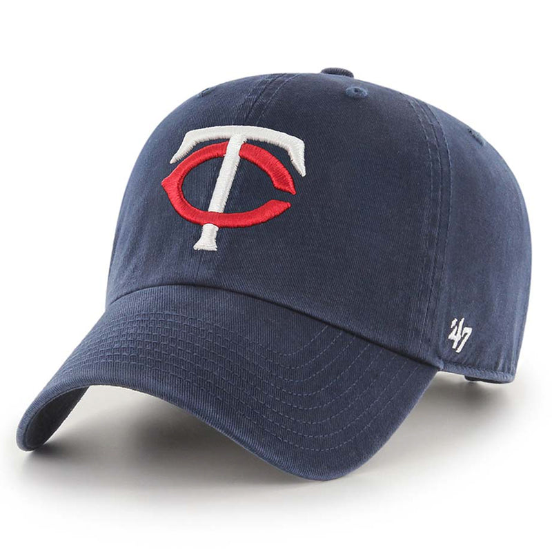 Minnesota Twins Navy '47 CLEAN UP Snapback MLB Cap by 47 Brand - new