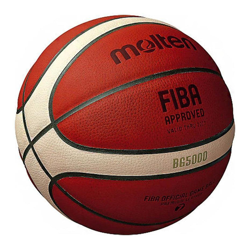 Molten B7G5000 Leather Basketball - Official Game Ball Size 7 - new