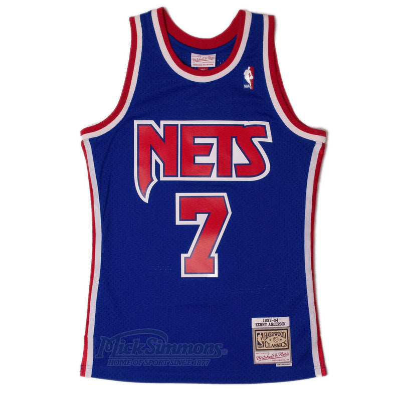 New Jersey Nets Kenny Anderson 1993-94 Hardwood Classics Road Jersey by Mitchell & Ness - new