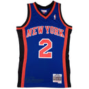 New York Knicks Larry Johnson 1998-1999 Hardwood Classics Road Jersey by Mitchell & Ness - new