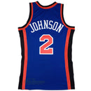 New York Knicks Larry Johnson 1998-1999 Hardwood Classics Road Jersey by Mitchell & Ness - new