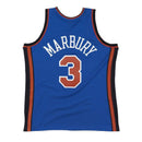 New York Knicks Stephon Marbury 2005-06 Hardwood Classics Road Jersey by Mitchell & Ness - new