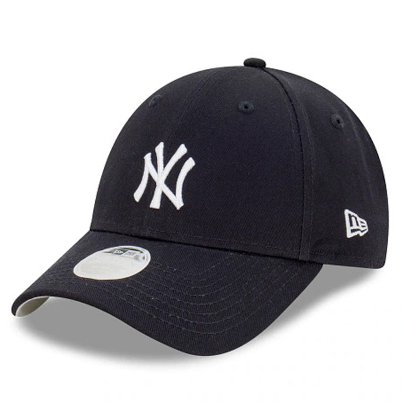 New York Yankees Navy Womens Fit Cap 9FORTY Cloth Strap Adjustable by New Era - new