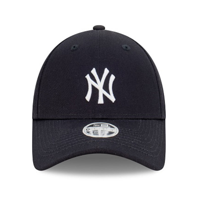 New York Yankees Navy Womens Fit Cap 9FORTY Cloth Strap Adjustable by New Era - new