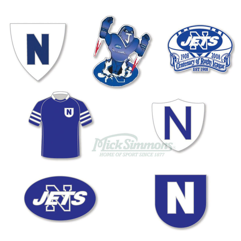 Newtown Jets NRL Evolution Series Collection Set Team Metal Logo Pin Badge - new