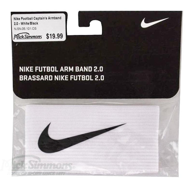 Nike Football Captain's Armband 2.0 - White/Black - new