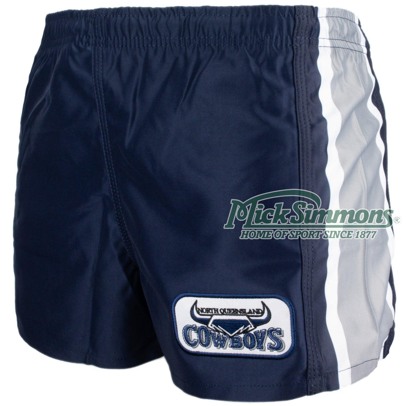 North Queensland Cowboys NRL Retro Supporter Rugby League Footy Mens Shorts