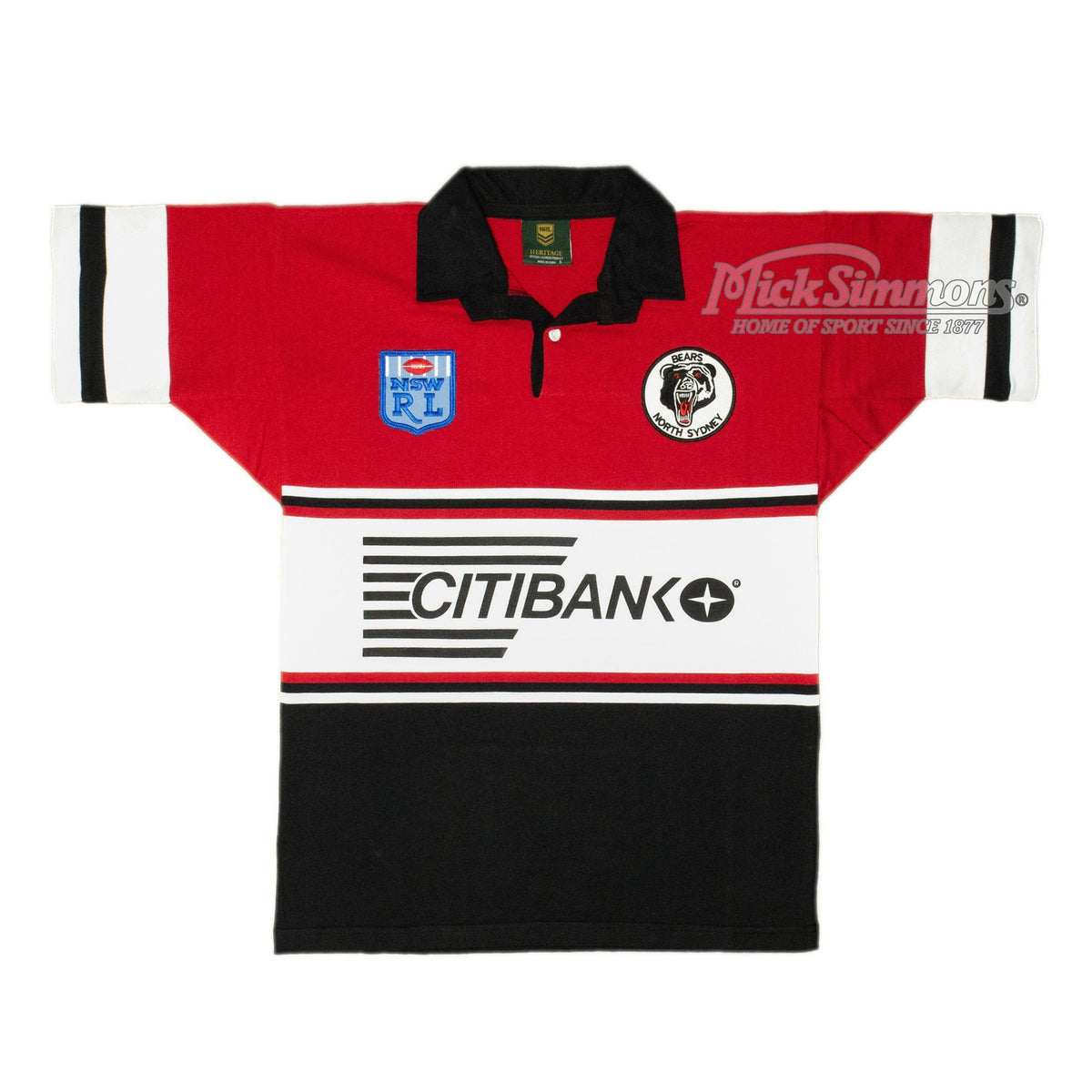 North Sydney Bears 1994 NRL Vintage Retro Heritage Rugby League