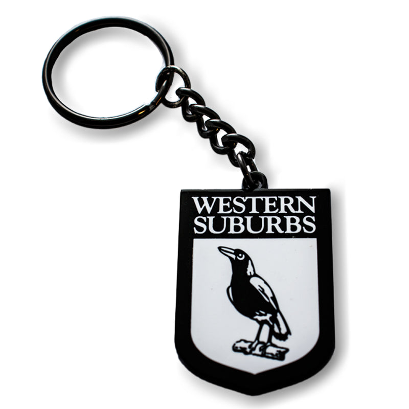 NRL Heritage Retro Metal Logo Keyring Keychain Rugby League - new