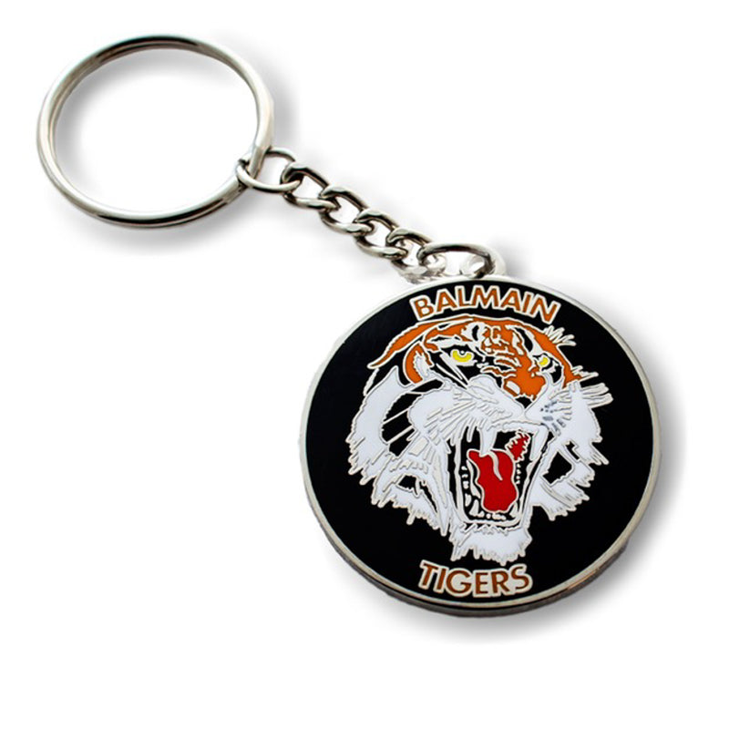 NRL Heritage Retro Metal Logo Keyring Keychain Rugby League - new