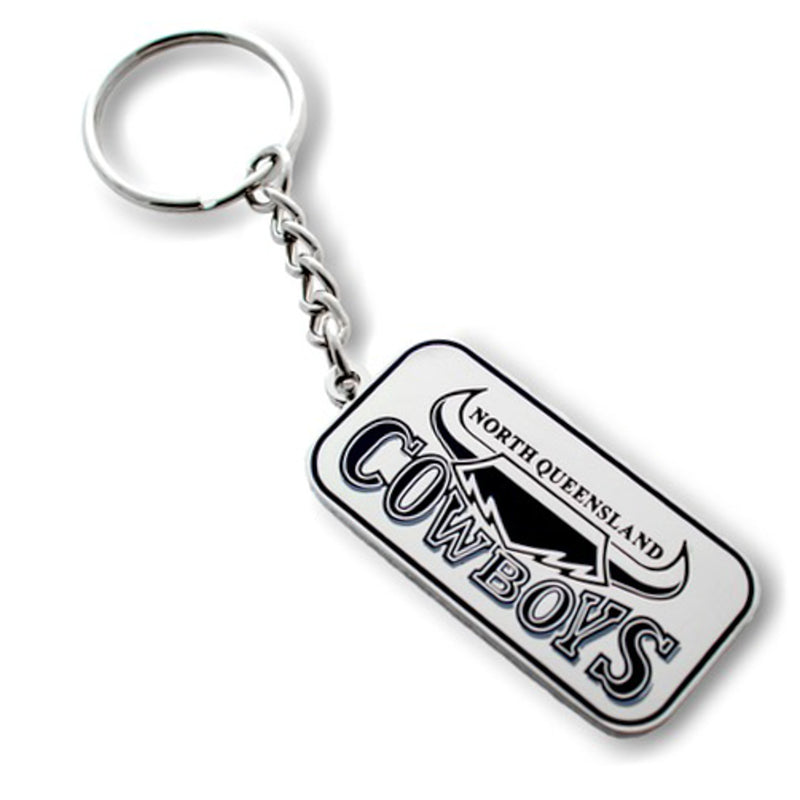 NRL Heritage Retro Metal Logo Keyring Keychain Rugby League - new