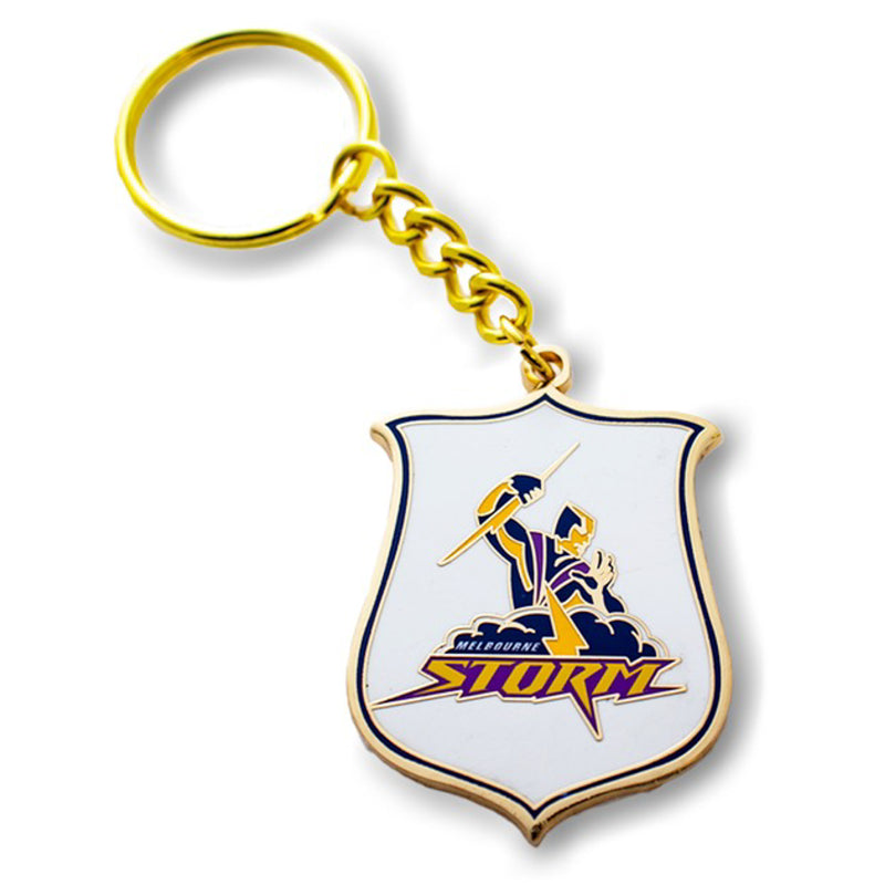 NRL Heritage Retro Metal Logo Keyring Keychain Rugby League - new