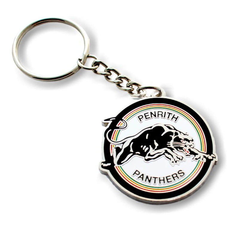 NRL Heritage Retro Metal Logo Keyring Keychain Rugby League - new