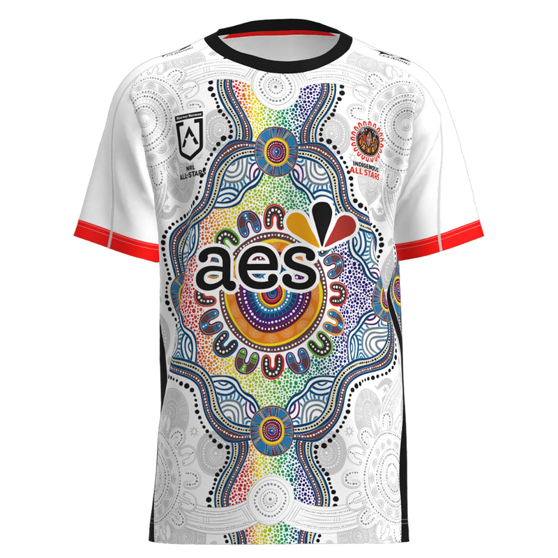 NRL Indigenous All Stars 2023  Men's Training T-Shirt NRL Rugby League by Classic - new
