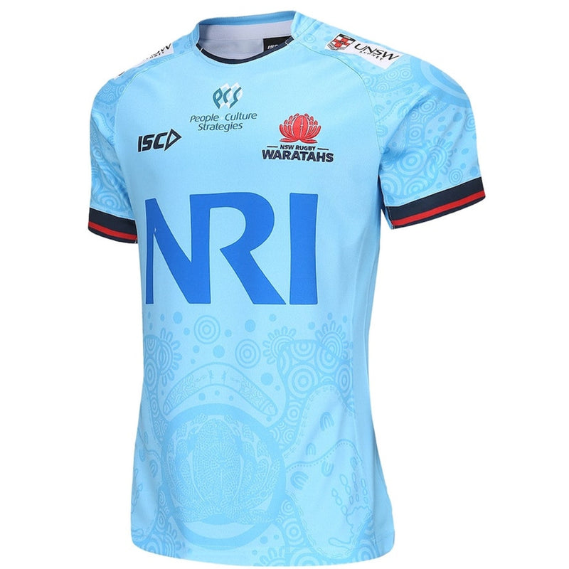 NSW Waratahs 2023 Men's Indigenous First Nations Jersey Rugby Union by ISC - new