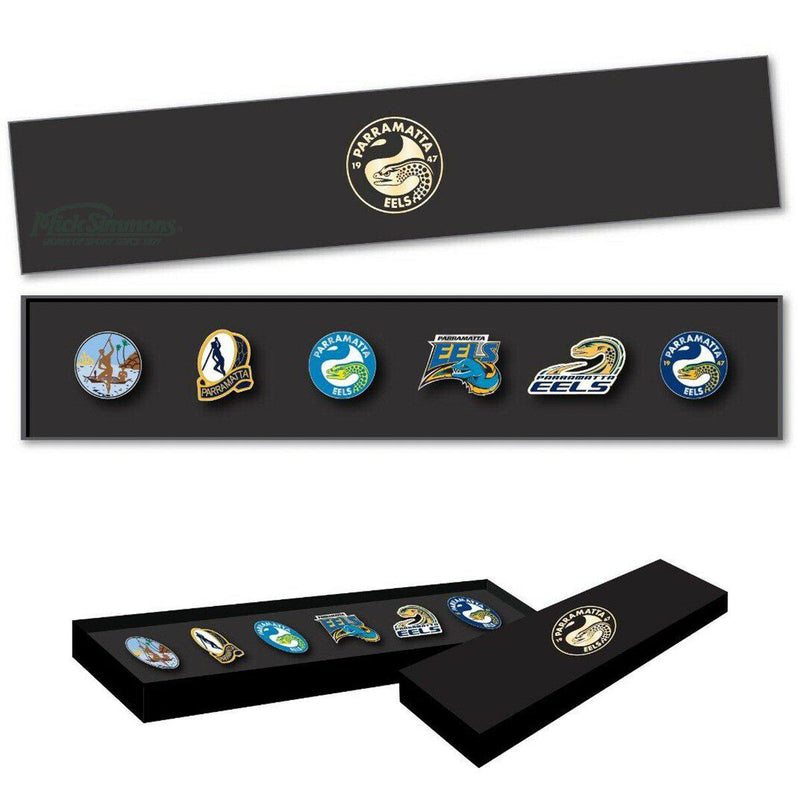 Parramatta Eels NRL Evolution Series Collection Set Team Metal Logo Pin Badge - new