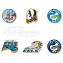 Parramatta Eels NRL Evolution Series Collection Set Team Metal Logo Pin Badge - new