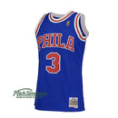 Philadelphia 76ers Allan Iverson 1996-97 Hardwood Classics Road Jersey by Mitchell & Ness-Mick Simmons Sport