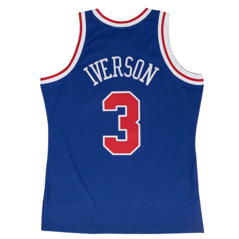 Philadelphia 76ers Allan Iverson 3 Hardwood Classics 1996-97 Swingman Jersey by Mitchell & Ness - new