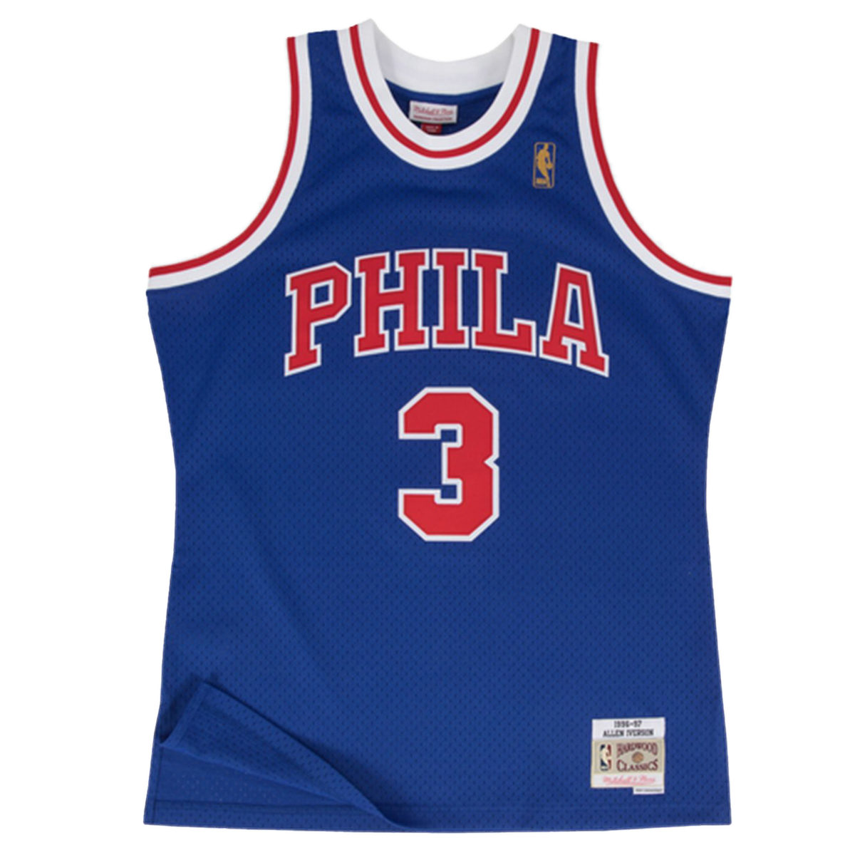 Philadelphia 76ers Allen Iverson 3 1996-97 Hardwood Classics