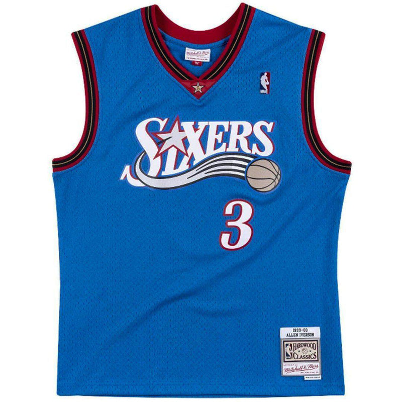 Philadelphia 76ers Allen Iverson 2000-01 Royal Swingman Jersey by Mitchell & Ness - new