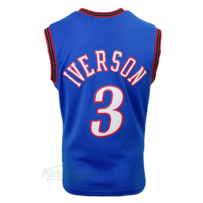 Philadelphia 76ers Allen Iverson 2000-01 Royal Swingman Jersey by Mitchell & Ness - new