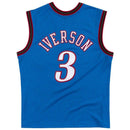 Philadelphia 76ers Allen Iverson 2000-01 Royal Swingman Jersey by Mitchell & Ness - new