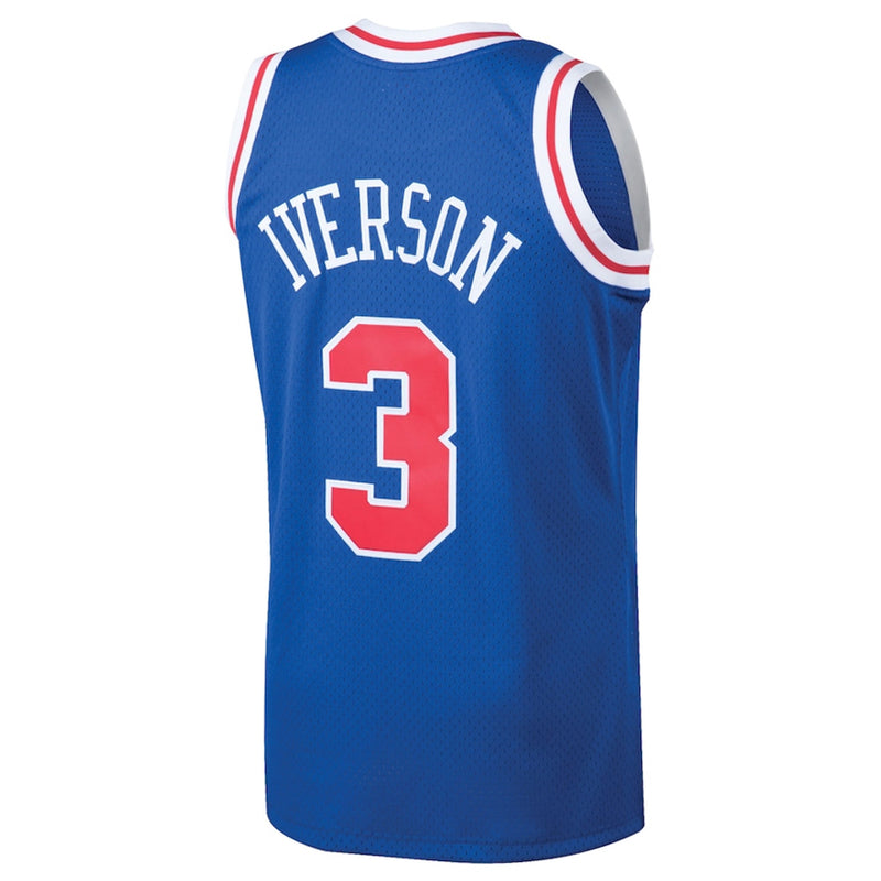 Philadelphia 76ers Allen Iverson 3 1996-97 Hardwood Classics Swingman Jersey by Mitchell & Ness - new