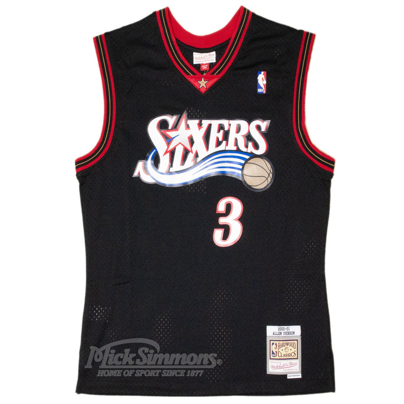 Philadelphia 76ers Allen Iverson 3 Road 2000-01 NBA Swingman Jersey by Mitchell & Ness - new
