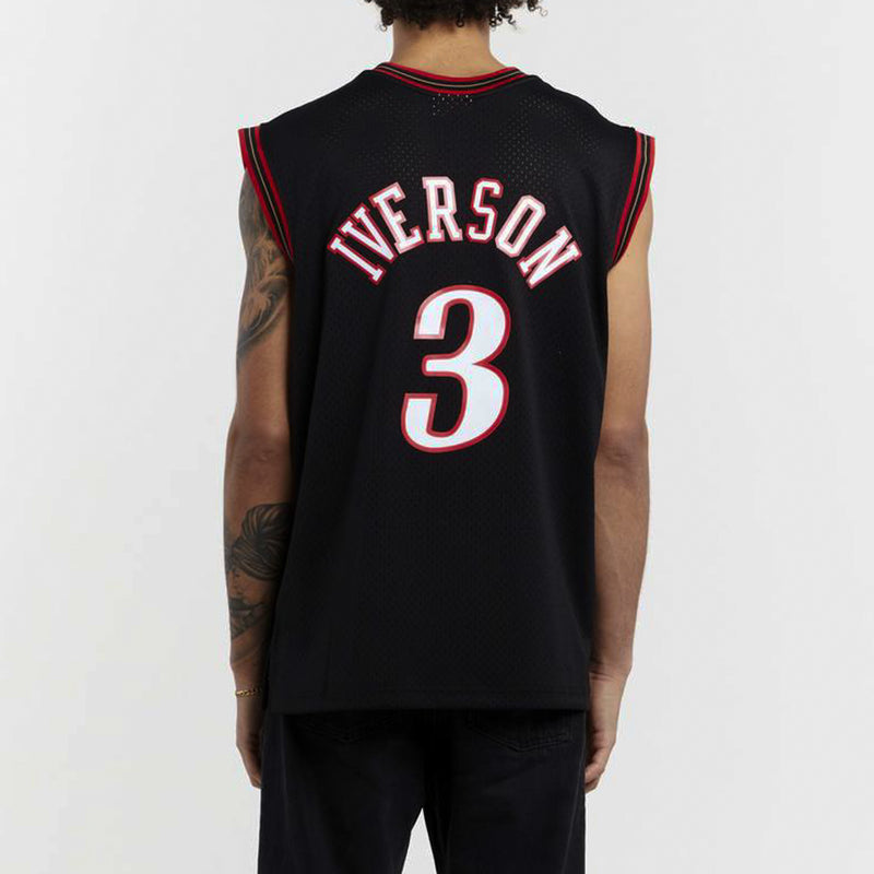 Philadelphia 76ers Allen Iverson 3 Road 2000-01 NBA Swingman Jersey by Mitchell & Ness - new