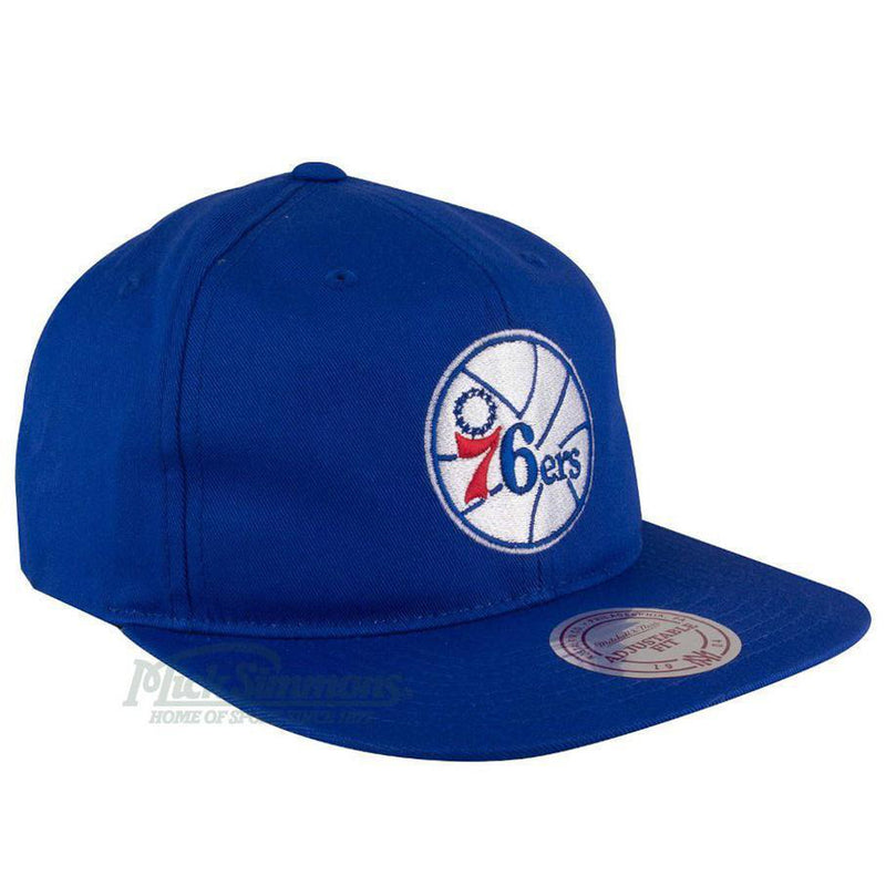 Philadelphia 76ers Team Logo Deadstock Throwback Snapback Cap by Mitchell & Ness - new