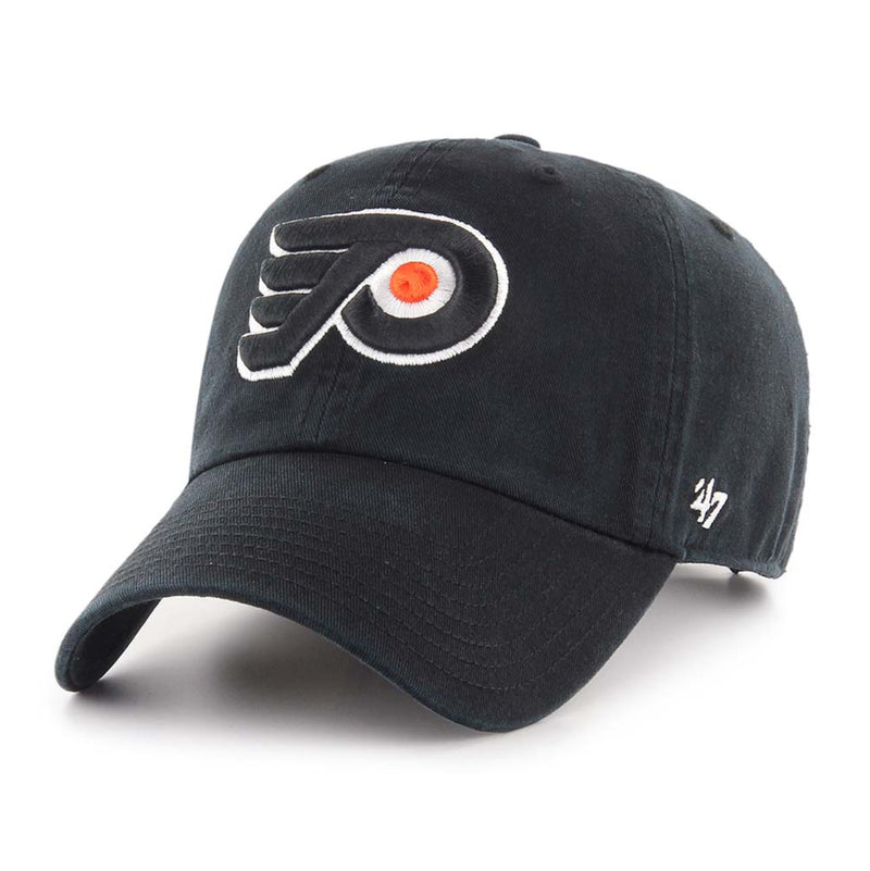 Philadelphia Flyers CLEAN UP Strap Back Cap Black NHL By '47 Brand - new