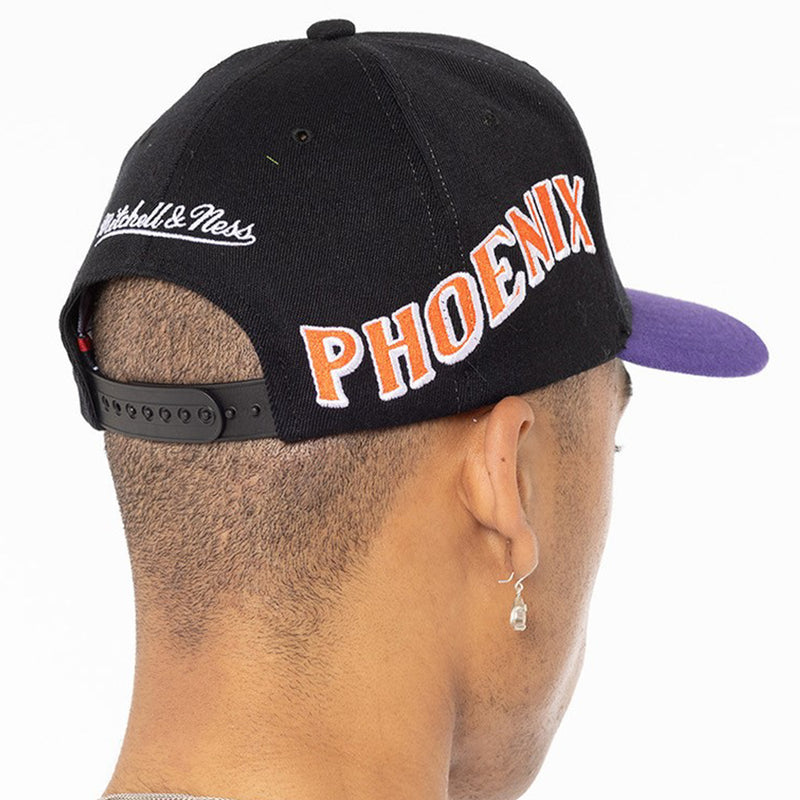 Phoenix Suns Swirl Classic Red Snapback Cap NBA by Mitchell & Ness - new
